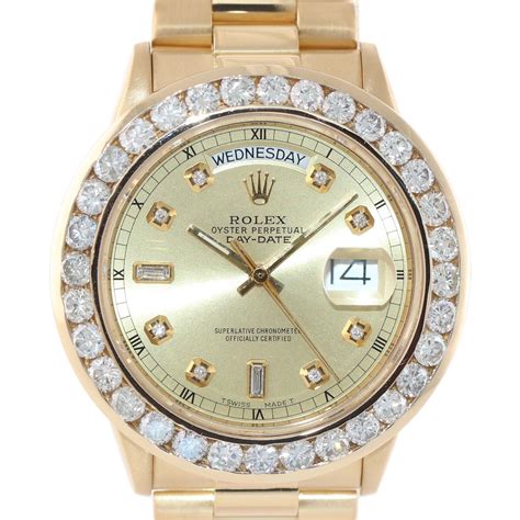 diamond rolex presidential|Rolex presidential diamond bezel price.